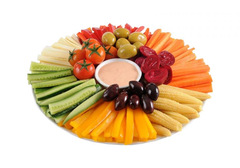 פלטת ירקות מתאימה ל 10-15 סועדים
